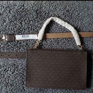 Michael Kors Brown Beltbag